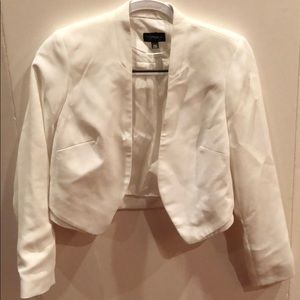 Topshop white blazer
